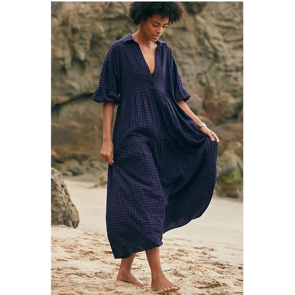 Anthropologie The Carolita Printed Tiered Shirt Dress Size XL - Picture 3 of 13